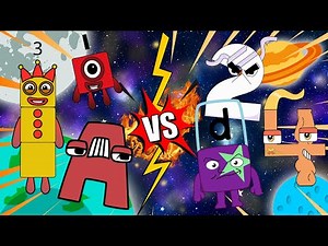 Numberblocks vs Numbers Lore vs Alphablocks vs Alphabet Lore for Numberblocks Puzzle Comparison