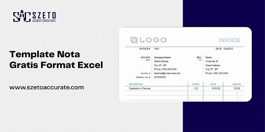 Download Template Nota Kosong Gratis Format Excel