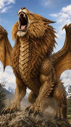 What If a Lion Became a Dragon? 🦁🐉 | AI Created the Ultimate Beast!