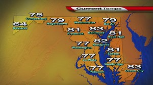 #WATCH | Meteorologist Chelsea Ingram has your evening #FirstWarningWX forecast. Tomorrow is expected to be cooler and less humid than today, but generally sunny and warm. DETAILS: http://cbsloc.al/1tLkVpt | WJZ-TV | CBS Baltimore