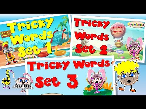Tricky Words / Sets 1, 2 and 3/ Phonics Mix!