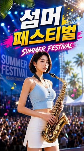 트로트 색소폰 연주 공연 | 필소희 Summer Festival