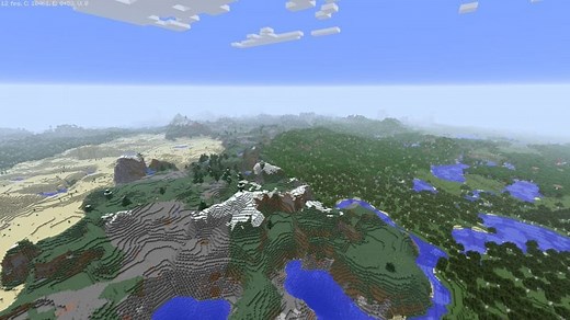 How to measure distance easily in Minecraft