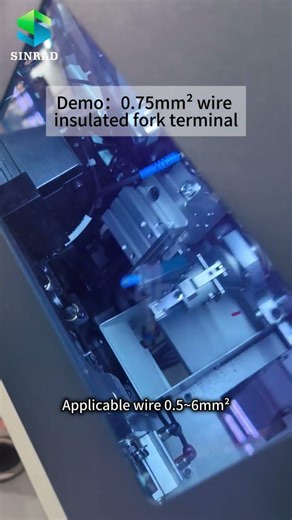 Semi-Auto Wire Stripping Crimping Machine for Ring & Fork Terminal