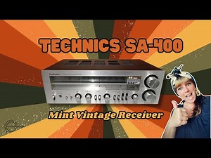 TECHNICS SA-400 - MINT VINTAGE RECEIVER ✨