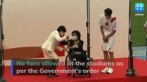 Tokyo 2020 organizers held a flame unveiling ceremony in #Tokyo to celebrate the arrival of the #Olympic flame in the city. | editorji