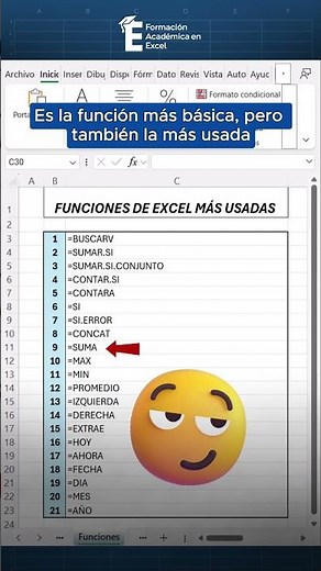 These are the essential Excel functions you need to know; you'll definitely use them. 😎📌 #excel
