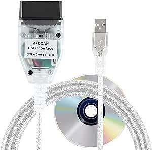 K+CAN K+DCAN Interface USB Car Diagnostic Scanner Tool Cable with Switch OBD2 OBDii for BMW with FT232RL NCS Coding Winkfp Tool32