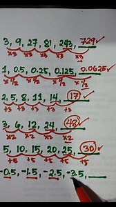 42K views · 1.2K reactions | BASIC MATH REVIEW: NUMBER SERIES || SEQUENCE #MathReview ##CSEReview #Sequence #sharingiscaring #HAPPYFATHERSDAY | Mathematics Tutorial | Facebook