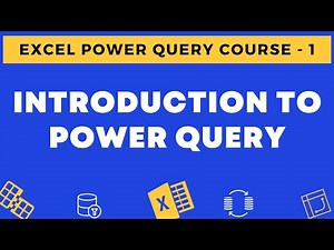 Mind Luster - Learn 01 Introduction to Excel Power Query Get Transform in Excel