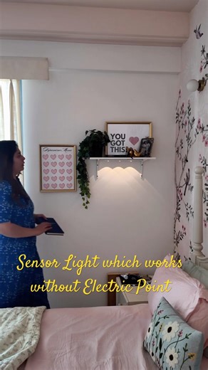 Rechargeable sensor light,no wiring needed. #SmartHome #HomeFinds #Lighting