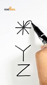 1.8M views · 24K reactions | Easy drawing with XYZ 殺 #drawing #flowers #art #easydrawing #howto #draw | Rong Pencil | Facebook