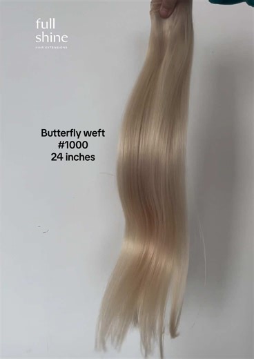 24-Inch Butterfly Weft Hair Extensions Guide