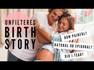 My unfiltered & raw Birth Story! // Labor, delivery & postpartum