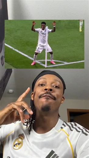 Vini jr goal today and dance celebration during Real Madrid vs benfica 2-1, UCL champions league goals & highlights reaction #realmadrid #vinicius #vinijr #championsleague #reel | Momo IZI Foot