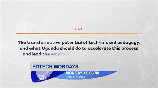 While the benefits of tech-infused pedagogy are vast and promising for our education sector, significant challenges such as limited internet access & connectivity, high data costs, and access to devices continue to persist. In a country like Uganda, where infrastructure disparities are prevalent, these challenges can hinder the full realization of the potential that technology holds for education. Don’t miss the #EdTechMondays conversation next week on NTV as we analyze the priority areas that c