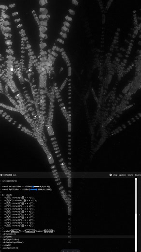 Strudel ambient sounds x TouchDesigner visuals #audioreactive #strudel #touchdesigner #genart