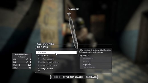 How to get Calmex in Fallout London