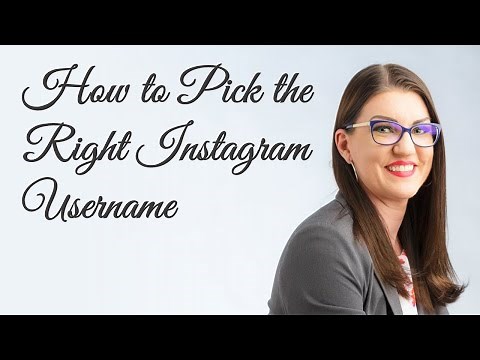 How to Pick the Right Instagram Username