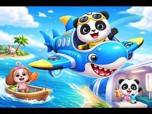 Kiki Takes Off! ✈️ Fun Airplane Adventure | Baby Panda