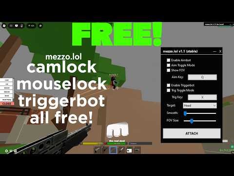 (FREE!) mezzo.lol ahk with + camlock + triggerbot + mouselock!
