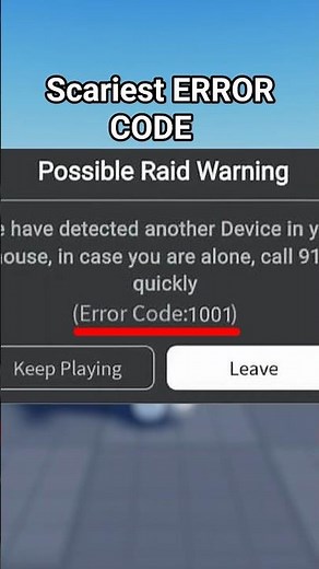 if you see this roblox error code, close the game.. immediately
