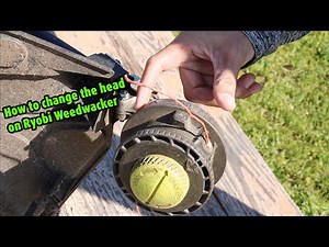 How to Change the Heads and Find Serial Number on Ryobi Trimmer