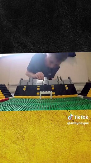 Borussia Dortmund built in Lego 🔥… Built during Covid. #football #lego #BvB #dortmund #bundesliga