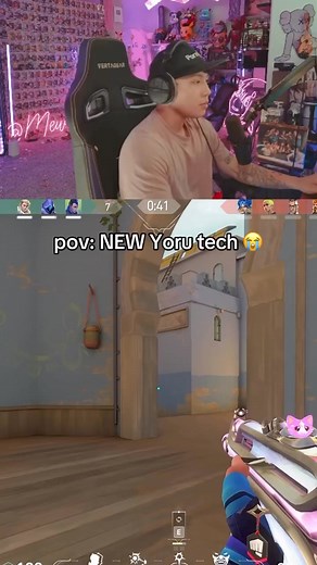 new yoru tech 😭 credits to mews #valorant #valorantclips #fpsgames | Daily FPS