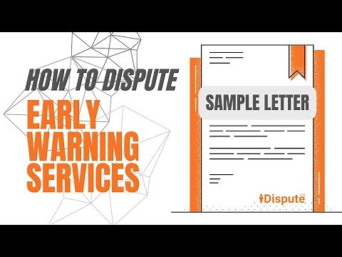 How I Dispute Early Warning Services Report: Letter Writing Tutorial - Repair Credit Fast
