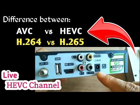 Difference between Mpeg4 and HEVC Set top box receiver