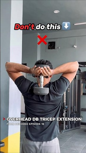 STOP Doing Overhead DB Extensions WRONG ❌ | Form Decoded: Build Stronger Triceps 💪