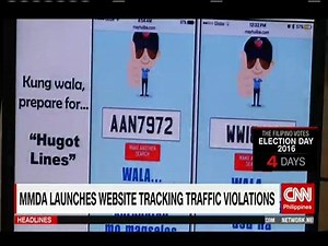 8.7K views · 82 reactions | MMDA rolls out mayhuliba.com to keep track of drivers' traffic violations — complete with "hugot lines." www.cnn.ph | NewsWatch Plus Philippines | Facebook