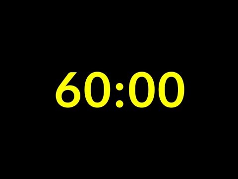 60 Minute Timer | Beep Sound Effect
