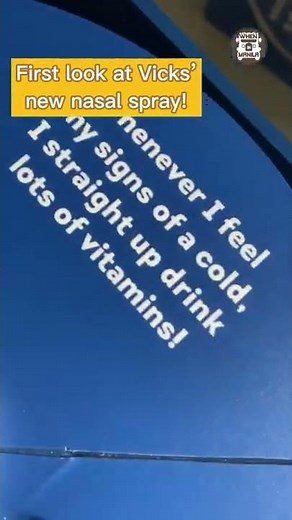 First look at Vicks’ new nasal spray