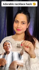 Adorable necklace hack 😘 | MaryCee