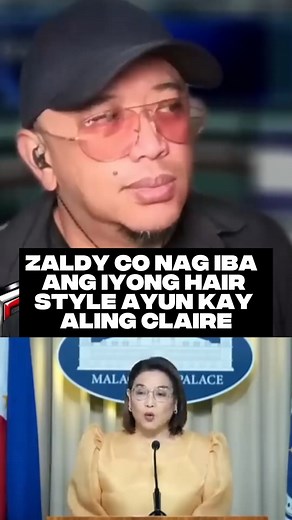 Zaldy CO nagbago ang iyong hair style ayun kay Madam Claire.😆 | Banat By Banateros