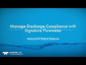 Manage Discharge Compliance with Signature Flowmeter