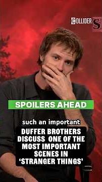 The Duffer Brothers Discuss One of the Most Important Scenes in Stranger Things #strangerthings