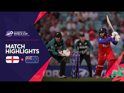 England v New Zealand | Match Highlights | Women's #T20WorldCup 2026