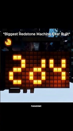 Biggest Minecraft Redstone Build 🤯 #minecraft