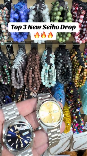 Fresh drop alert ⌚🔥 Three new Seikos just landed — 💚 Green dial 💙 Blue dial ✨ Gold dial Three colors. Three moods. Same legendary Seiko reliability. Which one are you rocking? 👀👇 #Seiko #SeikoDrop #WatchFam #DialGame #WatchAddict