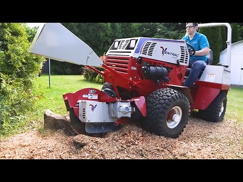 Grind Any Stump Anywhere – Ventrac KC180 Stump Grinder - Simple Start