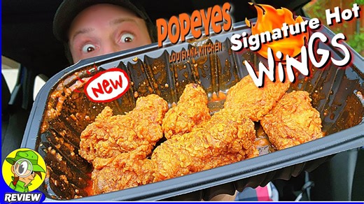 Popeyes® Signature Hot Wings Review