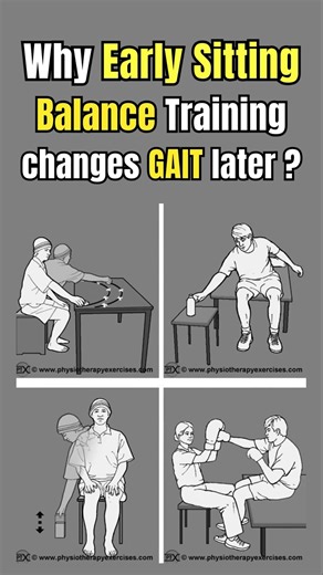 Why Early Sitting Balance Training in paralysis changes Gait later ?