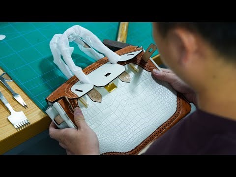 We Made a Birkin in Crocodile, Lizard and Ostrich Leather