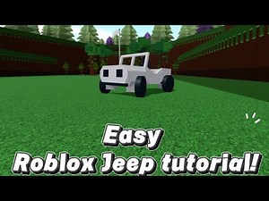 Easy Roblox jeep tutorial! Build a boat for treasure