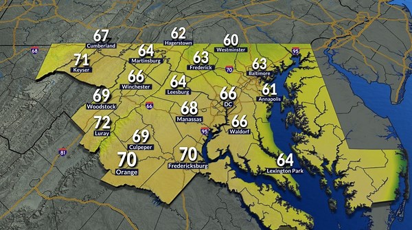 First weekend of spring: 60s Saturday, sprouting into the 70s Sunday