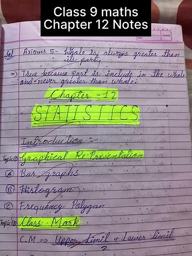 Class 9 Maths | Chapter 14 | Statistics |introduction in 1 shot| #shorts #maths #statistics #class9