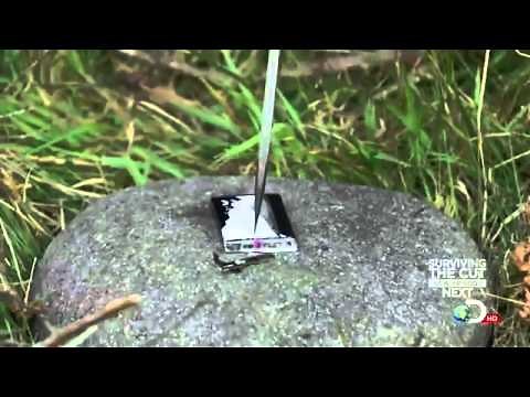 Starting Fire with Cell Phone Battery